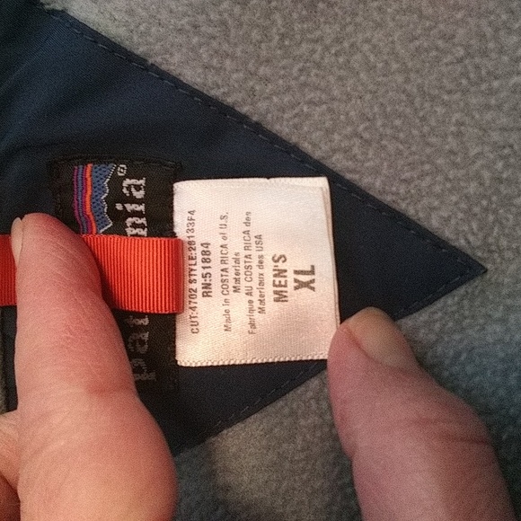 Patagonia Men's XL Fleece lined zip up jacket w/ National Smokejumper Ass. Emb. - Picture 5 of 9